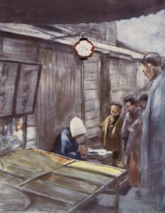 甘いもの屋台 作： Mortimer Ludington Menpes